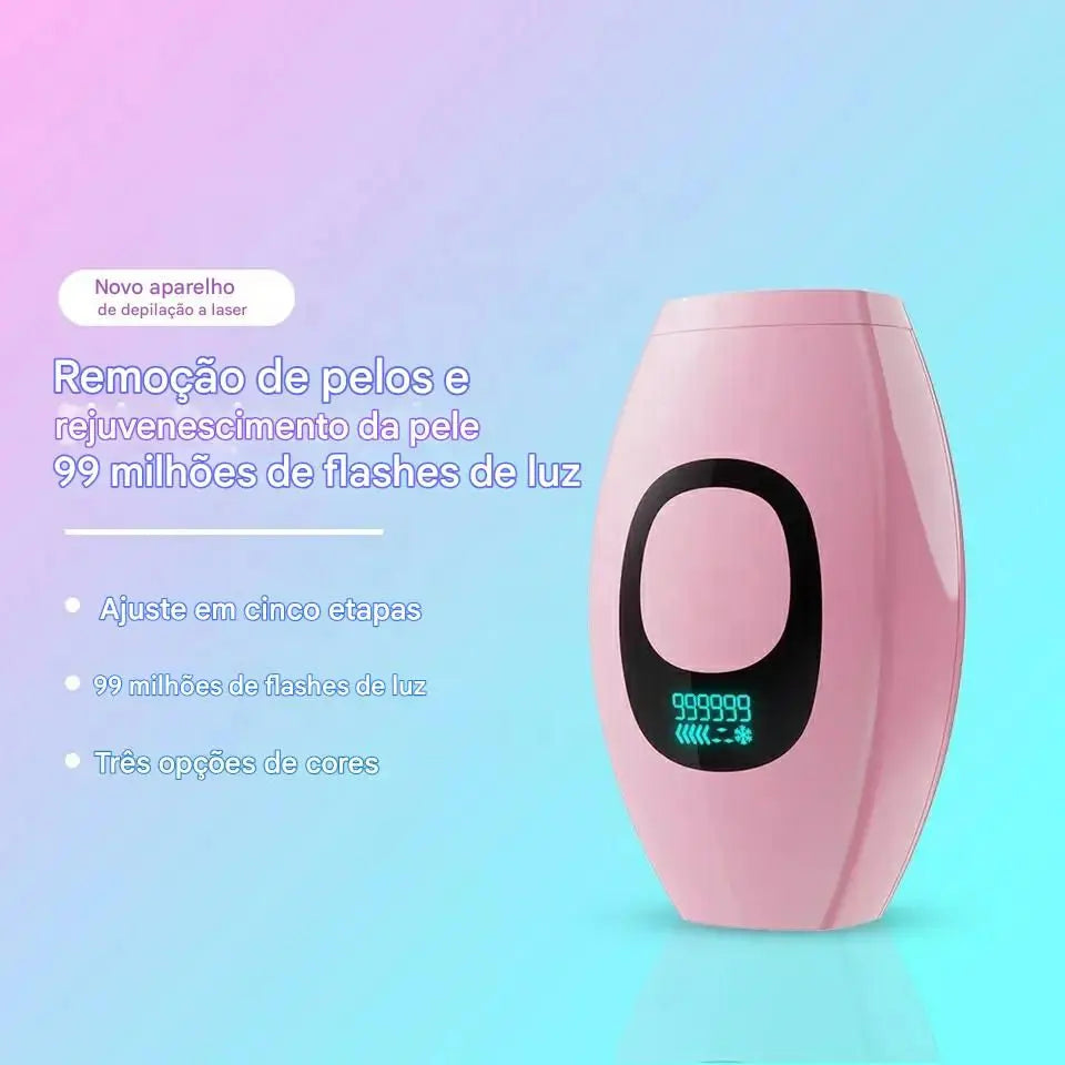 IPL Hair Removal Device 990000 Flashes Painless Permanent Hair Removal Laser Epilator for Women Body Bikini and Facial Hair Home
